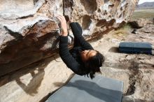 Bouldering in Hueco Tanks on 03/30/2019 with Blue Lizard Climbing and Yoga

Filename: SRM_20190330_0956460.jpg
Aperture: f/5.6
Shutter Speed: 1/250
Body: Canon EOS-1D Mark II
Lens: Canon EF 16-35mm f/2.8 L