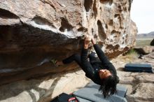 Bouldering in Hueco Tanks on 03/30/2019 with Blue Lizard Climbing and Yoga

Filename: SRM_20190330_0957090.jpg
Aperture: f/5.6
Shutter Speed: 1/250
Body: Canon EOS-1D Mark II
Lens: Canon EF 16-35mm f/2.8 L