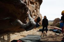 Bouldering in Hueco Tanks on 03/30/2019 with Blue Lizard Climbing and Yoga

Filename: SRM_20190330_0958310.jpg
Aperture: f/5.6
Shutter Speed: 1/500
Body: Canon EOS-1D Mark II
Lens: Canon EF 16-35mm f/2.8 L