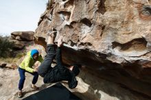 Bouldering in Hueco Tanks on 03/30/2019 with Blue Lizard Climbing and Yoga

Filename: SRM_20190330_1011190.jpg
Aperture: f/5.6
Shutter Speed: 1/500
Body: Canon EOS-1D Mark II
Lens: Canon EF 16-35mm f/2.8 L