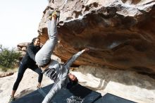Bouldering in Hueco Tanks on 03/30/2019 with Blue Lizard Climbing and Yoga

Filename: SRM_20190330_1013110.jpg
Aperture: f/5.6
Shutter Speed: 1/250
Body: Canon EOS-1D Mark II
Lens: Canon EF 16-35mm f/2.8 L