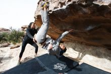 Bouldering in Hueco Tanks on 03/30/2019 with Blue Lizard Climbing and Yoga

Filename: SRM_20190330_1013111.jpg
Aperture: f/5.6
Shutter Speed: 1/250
Body: Canon EOS-1D Mark II
Lens: Canon EF 16-35mm f/2.8 L