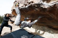 Bouldering in Hueco Tanks on 03/30/2019 with Blue Lizard Climbing and Yoga

Filename: SRM_20190330_1013130.jpg
Aperture: f/5.6
Shutter Speed: 1/250
Body: Canon EOS-1D Mark II
Lens: Canon EF 16-35mm f/2.8 L
