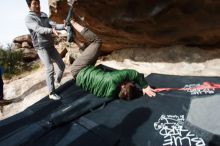 Bouldering in Hueco Tanks on 03/30/2019 with Blue Lizard Climbing and Yoga

Filename: SRM_20190330_1016290.jpg
Aperture: f/5.6
Shutter Speed: 1/400
Body: Canon EOS-1D Mark II
Lens: Canon EF 16-35mm f/2.8 L