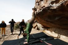 Bouldering in Hueco Tanks on 03/30/2019 with Blue Lizard Climbing and Yoga

Filename: SRM_20190330_1020510.jpg
Aperture: f/5.6
Shutter Speed: 1/500
Body: Canon EOS-1D Mark II
Lens: Canon EF 16-35mm f/2.8 L