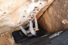 Bouldering in Hueco Tanks on 03/30/2019 with Blue Lizard Climbing and Yoga

Filename: SRM_20190330_1120330.jpg
Aperture: f/5.6
Shutter Speed: 1/160
Body: Canon EOS-1D Mark II
Lens: Canon EF 16-35mm f/2.8 L