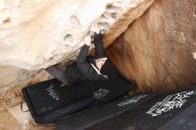 Bouldering in Hueco Tanks on 03/30/2019 with Blue Lizard Climbing and Yoga

Filename: SRM_20190330_1126381.jpg
Aperture: f/5.0
Shutter Speed: 1/250
Body: Canon EOS-1D Mark II
Lens: Canon EF 16-35mm f/2.8 L