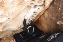 Bouldering in Hueco Tanks on 03/30/2019 with Blue Lizard Climbing and Yoga

Filename: SRM_20190330_1126420.jpg
Aperture: f/5.0
Shutter Speed: 1/320
Body: Canon EOS-1D Mark II
Lens: Canon EF 16-35mm f/2.8 L