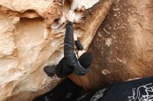 Bouldering in Hueco Tanks on 03/30/2019 with Blue Lizard Climbing and Yoga

Filename: SRM_20190330_1126590.jpg
Aperture: f/5.6
Shutter Speed: 1/250
Body: Canon EOS-1D Mark II
Lens: Canon EF 16-35mm f/2.8 L