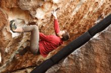 Bouldering in Hueco Tanks on 03/30/2019 with Blue Lizard Climbing and Yoga

Filename: SRM_20190330_1156560.jpg
Aperture: f/4.0
Shutter Speed: 1/400
Body: Canon EOS-1D Mark II
Lens: Canon EF 50mm f/1.8 II