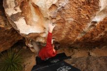 Bouldering in Hueco Tanks on 03/30/2019 with Blue Lizard Climbing and Yoga

Filename: SRM_20190330_1240100.jpg
Aperture: f/5.6
Shutter Speed: 1/400
Body: Canon EOS-1D Mark II
Lens: Canon EF 16-35mm f/2.8 L