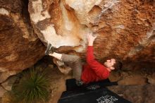 Bouldering in Hueco Tanks on 03/30/2019 with Blue Lizard Climbing and Yoga

Filename: SRM_20190330_1240120.jpg
Aperture: f/5.6
Shutter Speed: 1/500
Body: Canon EOS-1D Mark II
Lens: Canon EF 16-35mm f/2.8 L