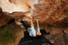 Bouldering in Hueco Tanks on 03/30/2019 with Blue Lizard Climbing and Yoga

Filename: SRM_20190330_1249270.jpg
Aperture: f/5.6
Shutter Speed: 1/400
Body: Canon EOS-1D Mark II
Lens: Canon EF 16-35mm f/2.8 L