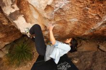 Bouldering in Hueco Tanks on 03/30/2019 with Blue Lizard Climbing and Yoga

Filename: SRM_20190330_1255520.jpg
Aperture: f/5.6
Shutter Speed: 1/500
Body: Canon EOS-1D Mark II
Lens: Canon EF 16-35mm f/2.8 L