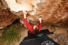 Bouldering in Hueco Tanks on 03/30/2019 with Blue Lizard Climbing and Yoga

Filename: SRM_20190330_1257301.jpg
Aperture: f/5.6
Shutter Speed: 1/200
Body: Canon EOS-1D Mark II
Lens: Canon EF 16-35mm f/2.8 L