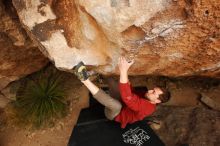 Bouldering in Hueco Tanks on 03/30/2019 with Blue Lizard Climbing and Yoga

Filename: SRM_20190330_1257350.jpg
Aperture: f/5.6
Shutter Speed: 1/400
Body: Canon EOS-1D Mark II
Lens: Canon EF 16-35mm f/2.8 L