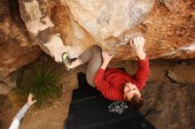 Bouldering in Hueco Tanks on 03/30/2019 with Blue Lizard Climbing and Yoga

Filename: SRM_20190330_1257410.jpg
Aperture: f/5.6
Shutter Speed: 1/400
Body: Canon EOS-1D Mark II
Lens: Canon EF 16-35mm f/2.8 L