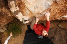 Bouldering in Hueco Tanks on 03/30/2019 with Blue Lizard Climbing and Yoga

Filename: SRM_20190330_1257470.jpg
Aperture: f/5.6
Shutter Speed: 1/400
Body: Canon EOS-1D Mark II
Lens: Canon EF 16-35mm f/2.8 L