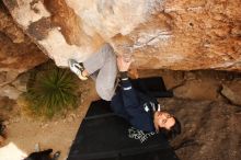 Bouldering in Hueco Tanks on 03/30/2019 with Blue Lizard Climbing and Yoga

Filename: SRM_20190330_1259390.jpg
Aperture: f/5.6
Shutter Speed: 1/320
Body: Canon EOS-1D Mark II
Lens: Canon EF 16-35mm f/2.8 L