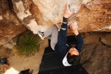 Bouldering in Hueco Tanks on 03/30/2019 with Blue Lizard Climbing and Yoga

Filename: SRM_20190330_1259441.jpg
Aperture: f/5.6
Shutter Speed: 1/320
Body: Canon EOS-1D Mark II
Lens: Canon EF 16-35mm f/2.8 L