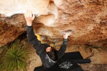 Bouldering in Hueco Tanks on 03/30/2019 with Blue Lizard Climbing and Yoga

Filename: SRM_20190330_1306470.jpg
Aperture: f/5.6
Shutter Speed: 1/200
Body: Canon EOS-1D Mark II
Lens: Canon EF 16-35mm f/2.8 L