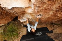 Bouldering in Hueco Tanks on 03/30/2019 with Blue Lizard Climbing and Yoga

Filename: SRM_20190330_1318370.jpg
Aperture: f/5.6
Shutter Speed: 1/250
Body: Canon EOS-1D Mark II
Lens: Canon EF 16-35mm f/2.8 L