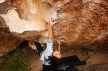 Bouldering in Hueco Tanks on 03/30/2019 with Blue Lizard Climbing and Yoga

Filename: SRM_20190330_1318500.jpg
Aperture: f/5.6
Shutter Speed: 1/320
Body: Canon EOS-1D Mark II
Lens: Canon EF 16-35mm f/2.8 L