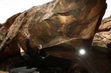 Bouldering in Hueco Tanks on 03/30/2019 with Blue Lizard Climbing and Yoga

Filename: SRM_20190330_1341420.jpg
Aperture: f/5.6
Shutter Speed: 1/250
Body: Canon EOS-1D Mark II
Lens: Canon EF 16-35mm f/2.8 L