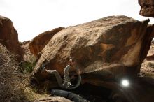 Bouldering in Hueco Tanks on 03/30/2019 with Blue Lizard Climbing and Yoga

Filename: SRM_20190330_1345170.jpg
Aperture: f/5.6
Shutter Speed: 1/250
Body: Canon EOS-1D Mark II
Lens: Canon EF 16-35mm f/2.8 L