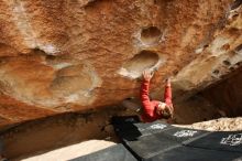 Bouldering in Hueco Tanks on 03/30/2019 with Blue Lizard Climbing and Yoga

Filename: SRM_20190330_1433440.jpg
Aperture: f/5.6
Shutter Speed: 1/250
Body: Canon EOS-1D Mark II
Lens: Canon EF 16-35mm f/2.8 L