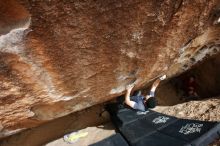 Bouldering in Hueco Tanks on 03/30/2019 with Blue Lizard Climbing and Yoga

Filename: SRM_20190330_1441290.jpg
Aperture: f/5.6
Shutter Speed: 1/250
Body: Canon EOS-1D Mark II
Lens: Canon EF 16-35mm f/2.8 L