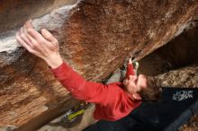 Bouldering in Hueco Tanks on 03/30/2019 with Blue Lizard Climbing and Yoga

Filename: SRM_20190330_1446210.jpg
Aperture: f/5.6
Shutter Speed: 1/250
Body: Canon EOS-1D Mark II
Lens: Canon EF 16-35mm f/2.8 L