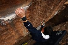 Bouldering in Hueco Tanks on 03/30/2019 with Blue Lizard Climbing and Yoga

Filename: SRM_20190330_1453533.jpg
Aperture: f/5.6
Shutter Speed: 1/250
Body: Canon EOS-1D Mark II
Lens: Canon EF 16-35mm f/2.8 L