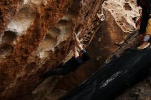 Bouldering in Hueco Tanks on 03/30/2019 with Blue Lizard Climbing and Yoga

Filename: SRM_20190330_1458460.jpg
Aperture: f/5.6
Shutter Speed: 1/250
Body: Canon EOS-1D Mark II
Lens: Canon EF 16-35mm f/2.8 L