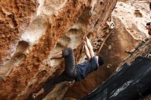 Bouldering in Hueco Tanks on 03/30/2019 with Blue Lizard Climbing and Yoga

Filename: SRM_20190330_1458520.jpg
Aperture: f/5.6
Shutter Speed: 1/250
Body: Canon EOS-1D Mark II
Lens: Canon EF 16-35mm f/2.8 L