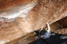 Bouldering in Hueco Tanks on 03/30/2019 with Blue Lizard Climbing and Yoga

Filename: SRM_20190330_1459050.jpg
Aperture: f/5.6
Shutter Speed: 1/250
Body: Canon EOS-1D Mark II
Lens: Canon EF 16-35mm f/2.8 L