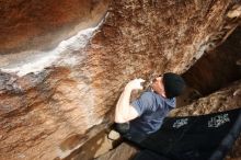 Bouldering in Hueco Tanks on 03/30/2019 with Blue Lizard Climbing and Yoga

Filename: SRM_20190330_1518040.jpg
Aperture: f/5.6
Shutter Speed: 1/250
Body: Canon EOS-1D Mark II
Lens: Canon EF 16-35mm f/2.8 L