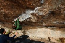 Bouldering in Hueco Tanks on 03/30/2019 with Blue Lizard Climbing and Yoga

Filename: SRM_20190330_1625470.jpg
Aperture: f/5.6
Shutter Speed: 1/400
Body: Canon EOS-1D Mark II
Lens: Canon EF 16-35mm f/2.8 L