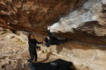Bouldering in Hueco Tanks on 03/30/2019 with Blue Lizard Climbing and Yoga

Filename: SRM_20190330_1629530.jpg
Aperture: f/5.6
Shutter Speed: 1/400
Body: Canon EOS-1D Mark II
Lens: Canon EF 16-35mm f/2.8 L