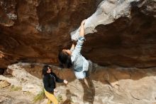 Bouldering in Hueco Tanks on 03/30/2019 with Blue Lizard Climbing and Yoga

Filename: SRM_20190330_1635460.jpg
Aperture: f/5.6
Shutter Speed: 1/320
Body: Canon EOS-1D Mark II
Lens: Canon EF 16-35mm f/2.8 L