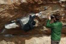 Bouldering in Hueco Tanks on 03/30/2019 with Blue Lizard Climbing and Yoga

Filename: SRM_20190330_1639060.jpg
Aperture: f/5.6
Shutter Speed: 1/500
Body: Canon EOS-1D Mark II
Lens: Canon EF 50mm f/1.8 II