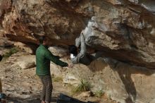 Bouldering in Hueco Tanks on 03/30/2019 with Blue Lizard Climbing and Yoga

Filename: SRM_20190330_1650550.jpg
Aperture: f/4.0
Shutter Speed: 1/640
Body: Canon EOS-1D Mark II
Lens: Canon EF 50mm f/1.8 II