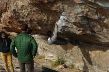 Bouldering in Hueco Tanks on 03/30/2019 with Blue Lizard Climbing and Yoga

Filename: SRM_20190330_1652200.jpg
Aperture: f/4.0
Shutter Speed: 1/640
Body: Canon EOS-1D Mark II
Lens: Canon EF 50mm f/1.8 II