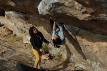 Bouldering in Hueco Tanks on 03/30/2019 with Blue Lizard Climbing and Yoga

Filename: SRM_20190330_1655070.jpg
Aperture: f/4.0
Shutter Speed: 1/640
Body: Canon EOS-1D Mark II
Lens: Canon EF 50mm f/1.8 II