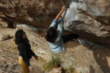 Bouldering in Hueco Tanks on 03/30/2019 with Blue Lizard Climbing and Yoga

Filename: SRM_20190330_1655380.jpg
Aperture: f/4.0
Shutter Speed: 1/640
Body: Canon EOS-1D Mark II
Lens: Canon EF 50mm f/1.8 II