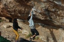 Bouldering in Hueco Tanks on 03/30/2019 with Blue Lizard Climbing and Yoga

Filename: SRM_20190330_1655460.jpg
Aperture: f/4.0
Shutter Speed: 1/640
Body: Canon EOS-1D Mark II
Lens: Canon EF 50mm f/1.8 II