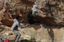 Bouldering in Hueco Tanks on 03/30/2019 with Blue Lizard Climbing and Yoga

Filename: SRM_20190330_1704080.jpg
Aperture: f/4.0
Shutter Speed: 1/500
Body: Canon EOS-1D Mark II
Lens: Canon EF 50mm f/1.8 II