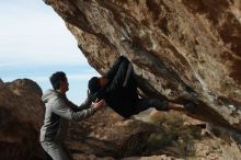 Bouldering in Hueco Tanks on 03/30/2019 with Blue Lizard Climbing and Yoga

Filename: SRM_20190330_1704220.jpg
Aperture: f/4.0
Shutter Speed: 1/640
Body: Canon EOS-1D Mark II
Lens: Canon EF 50mm f/1.8 II