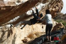 Bouldering in Hueco Tanks on 03/30/2019 with Blue Lizard Climbing and Yoga

Filename: SRM_20190330_1731020.jpg
Aperture: f/4.0
Shutter Speed: 1/400
Body: Canon EOS-1D Mark II
Lens: Canon EF 50mm f/1.8 II