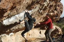 Bouldering in Hueco Tanks on 03/30/2019 with Blue Lizard Climbing and Yoga

Filename: SRM_20190330_1737190.jpg
Aperture: f/4.0
Shutter Speed: 1/500
Body: Canon EOS-1D Mark II
Lens: Canon EF 50mm f/1.8 II